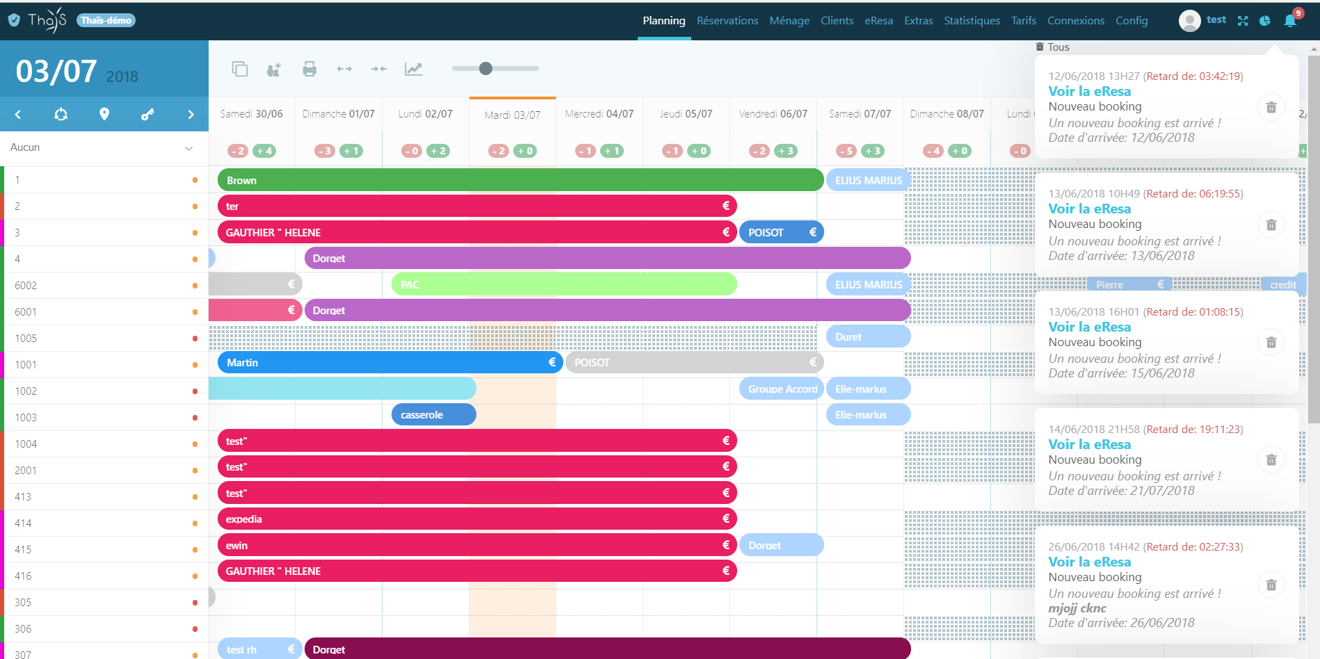 Thaïs-PMS - Thaïs-Soft-planning v6