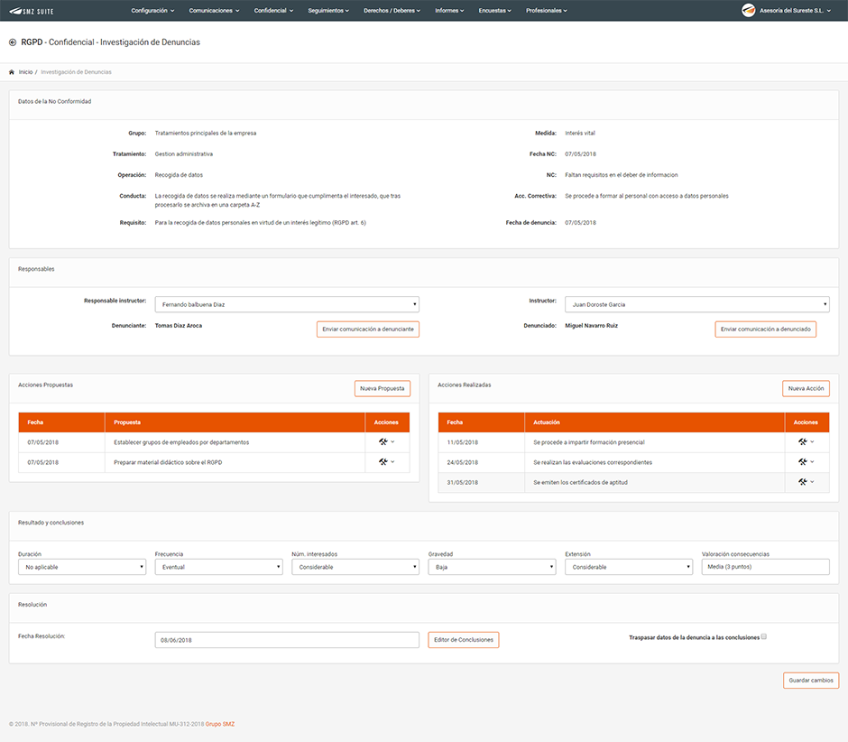 NCS Software - Investigatcion of demandas