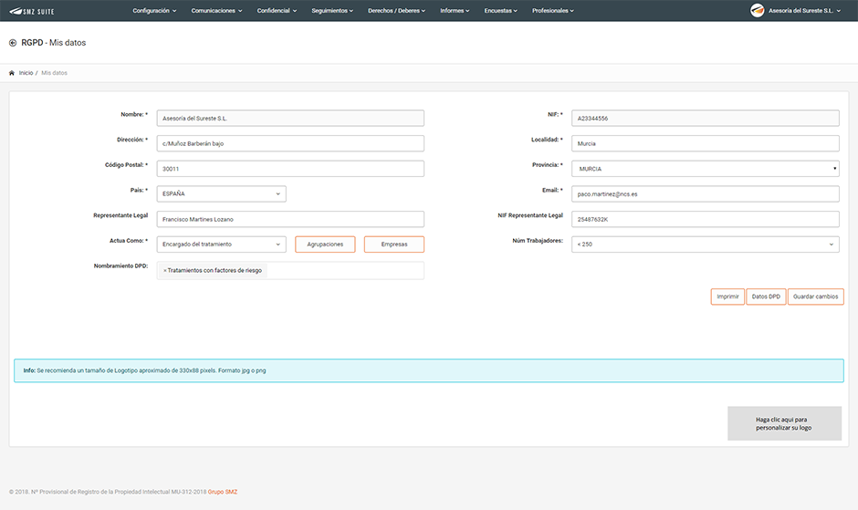 NCS Software - Mis datos