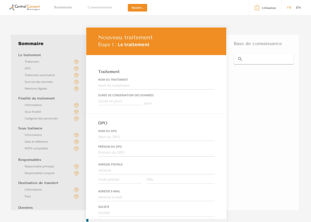 Central Consent Manager - Screenshot 1