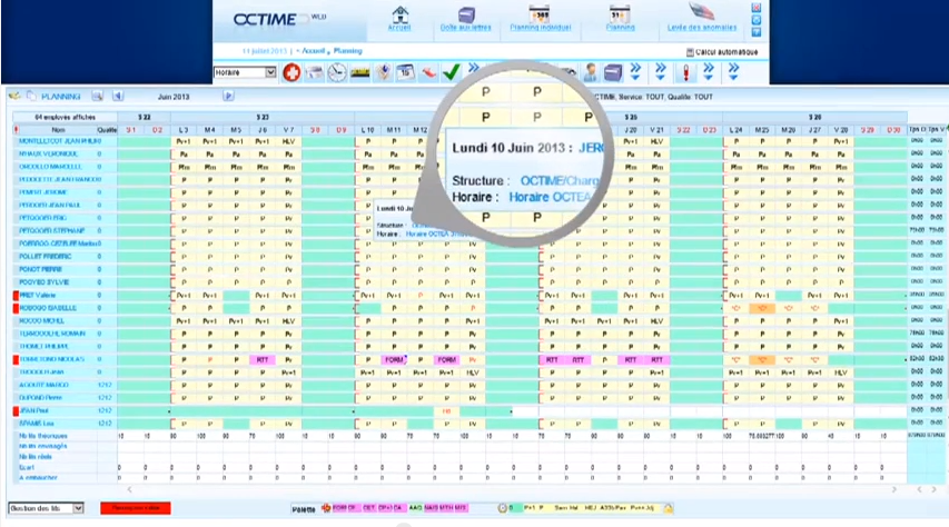 Octime - Octime: Notifiche, Pianificazione, congedo di convalida del processo