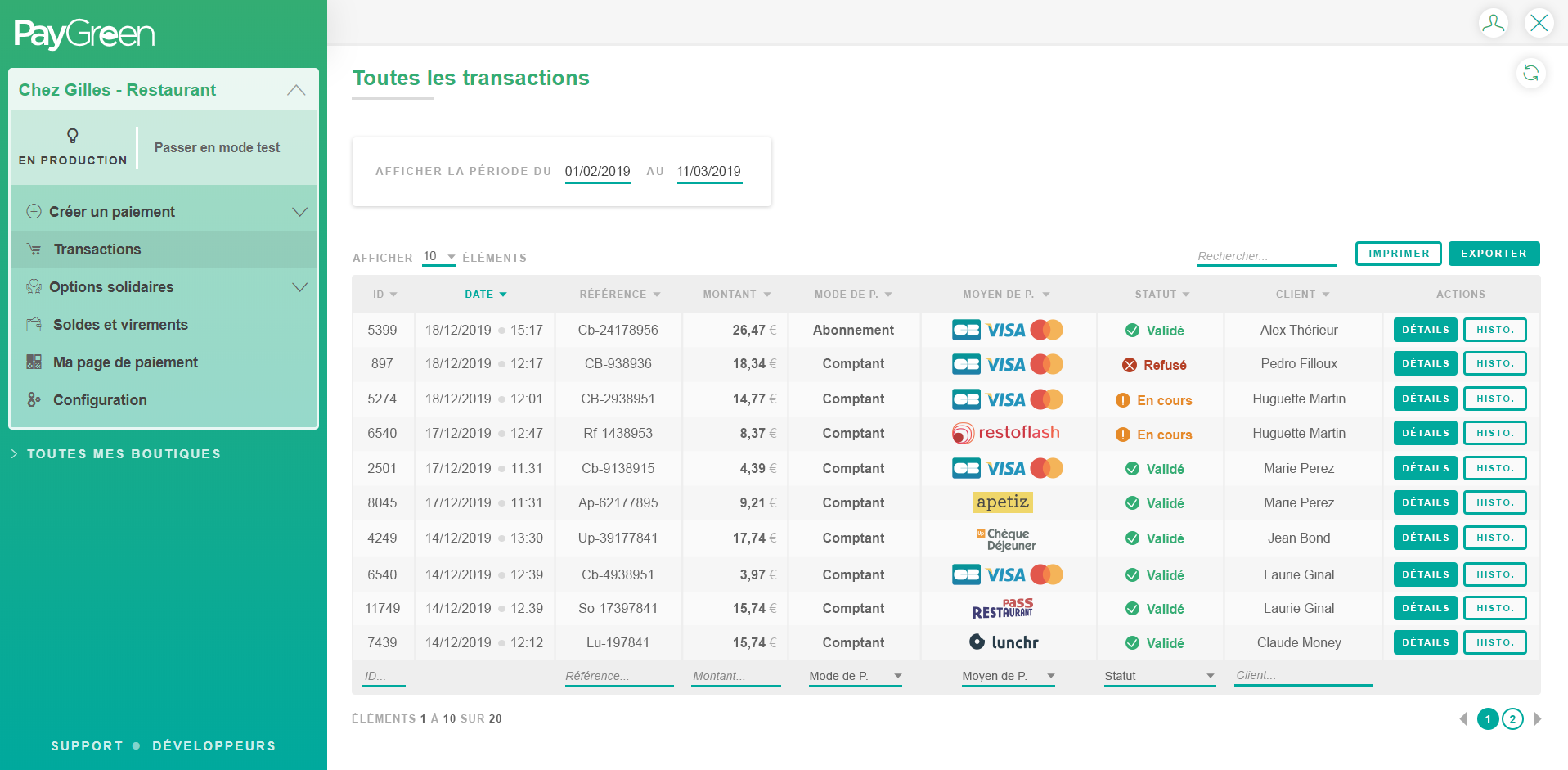 PayGreen - Bildschirmfoto 1