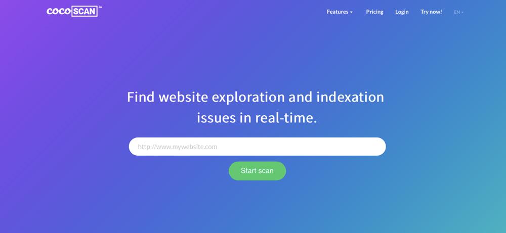 CocoScan : L’outil de scan SEO le plus simple et le plus efficace.