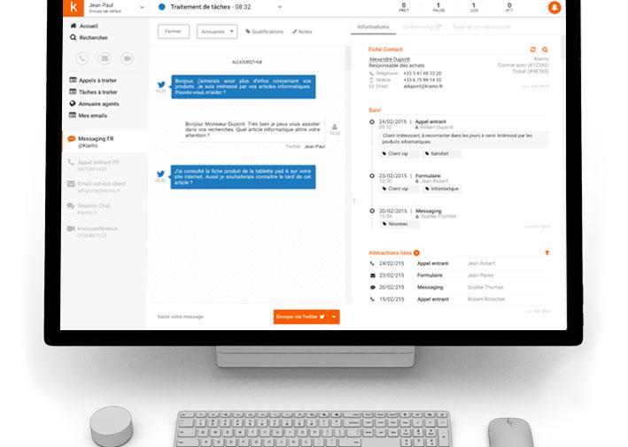 KIAMO - Interface conseiller Kiamo