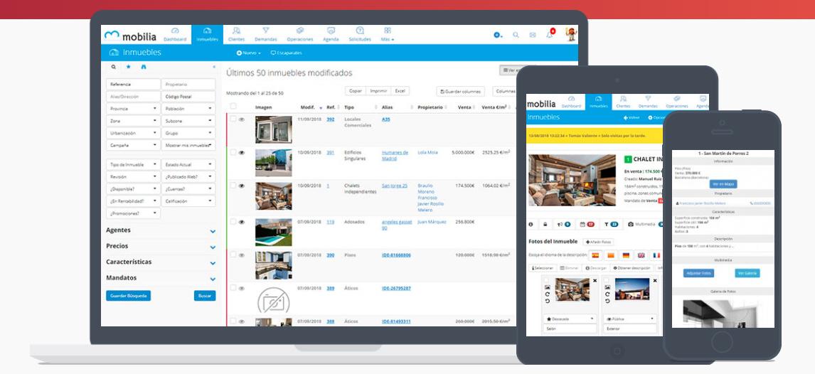 Mobilia Gestión CRM : Software gestionale per CRM per il settore immobiliare