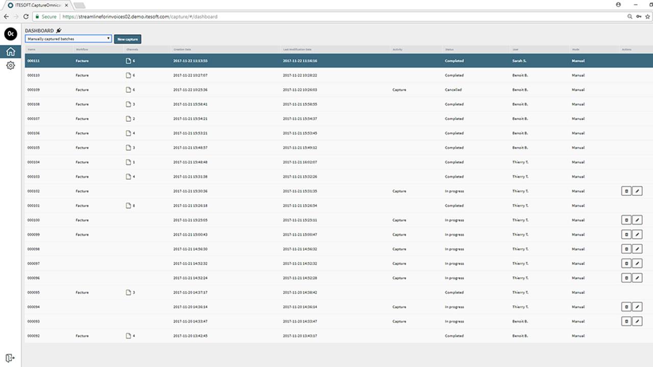 Itesoft - Streamline For Invoices-SLFI - Omnicanal Capture