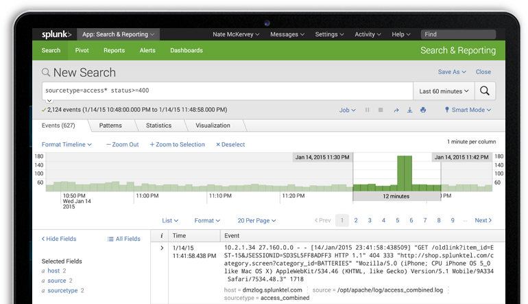 Splunk Enterprise : Datenanalyse für Unternehmen: Fortschritt mit Software