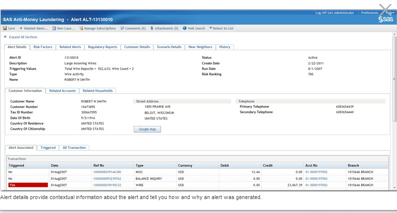 SAS AML : Comprehensive Anti-Money Laundering Solution