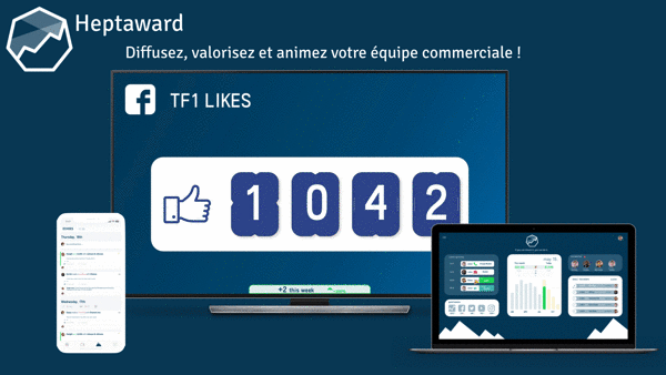 Avis Heptaward : Suivez, Animez et diffusez en temps réel vos objectifs - Appvizer