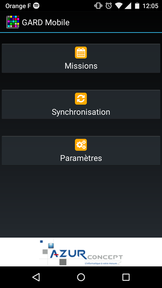 Gard Planification - Azur GARD-APPLICATION MOBILE