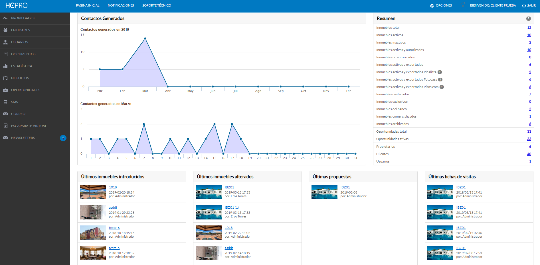 HCPro - Software Inmobiliario - Screenshot 1