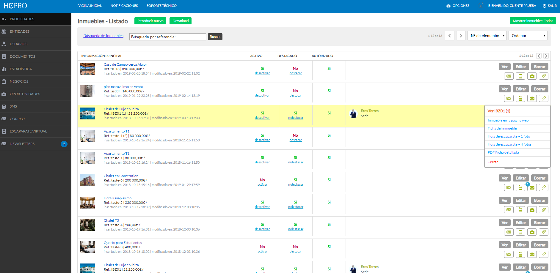 HCPro - Software Inmobiliario - Capture d'écran 2