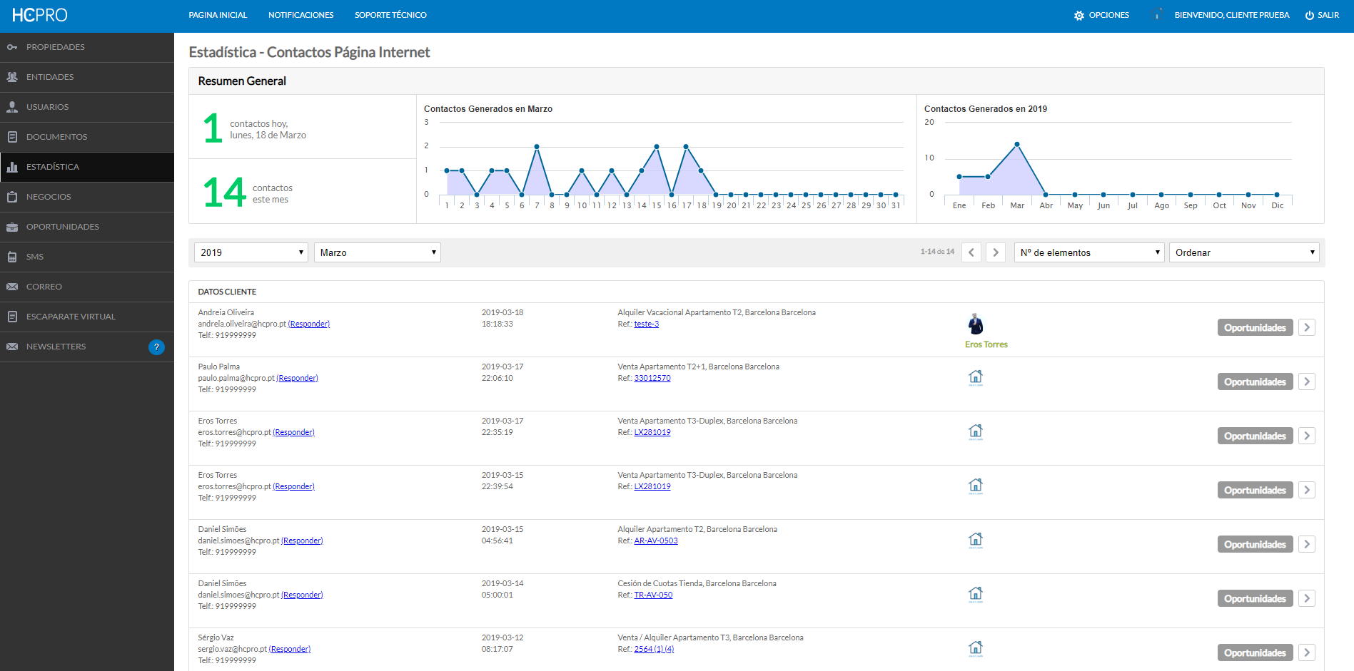 HCPro - Software Inmobiliario - Screenshot 3