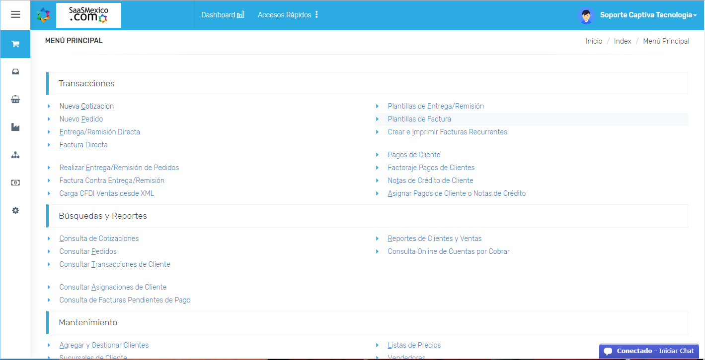 SaaSMexico ERP - Captura de tela 2