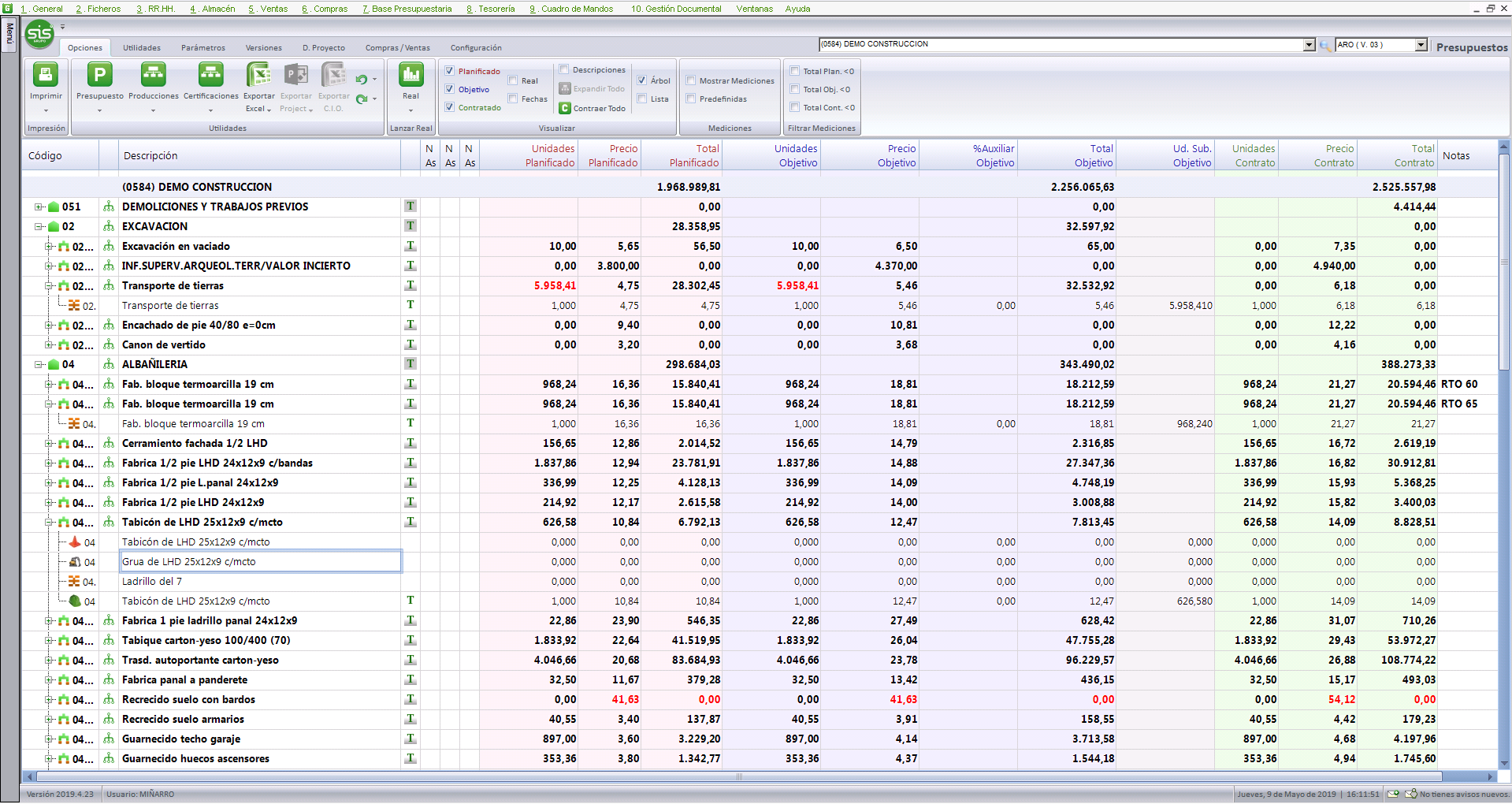 SiS ERP Construcción - Screenshot 2