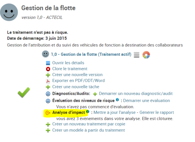 Actecil Privacy Manager (APM) - Captura de tela 3