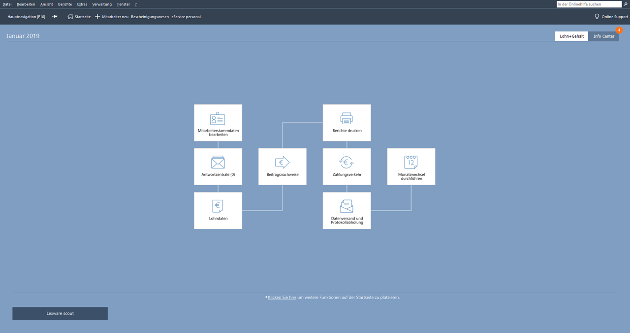 Lexware lohn+gehalt - Captura de tela 1