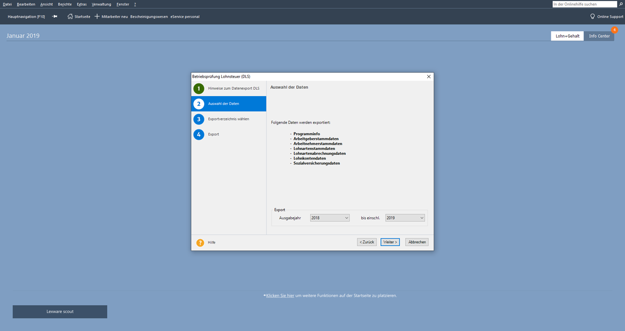 Lexware lohn+gehalt - Screenshot 2