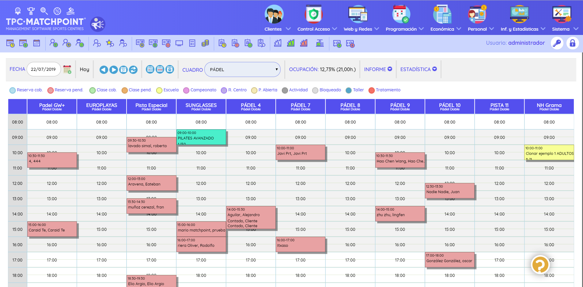 TPC-MATCHPOINT - Screenshot 1