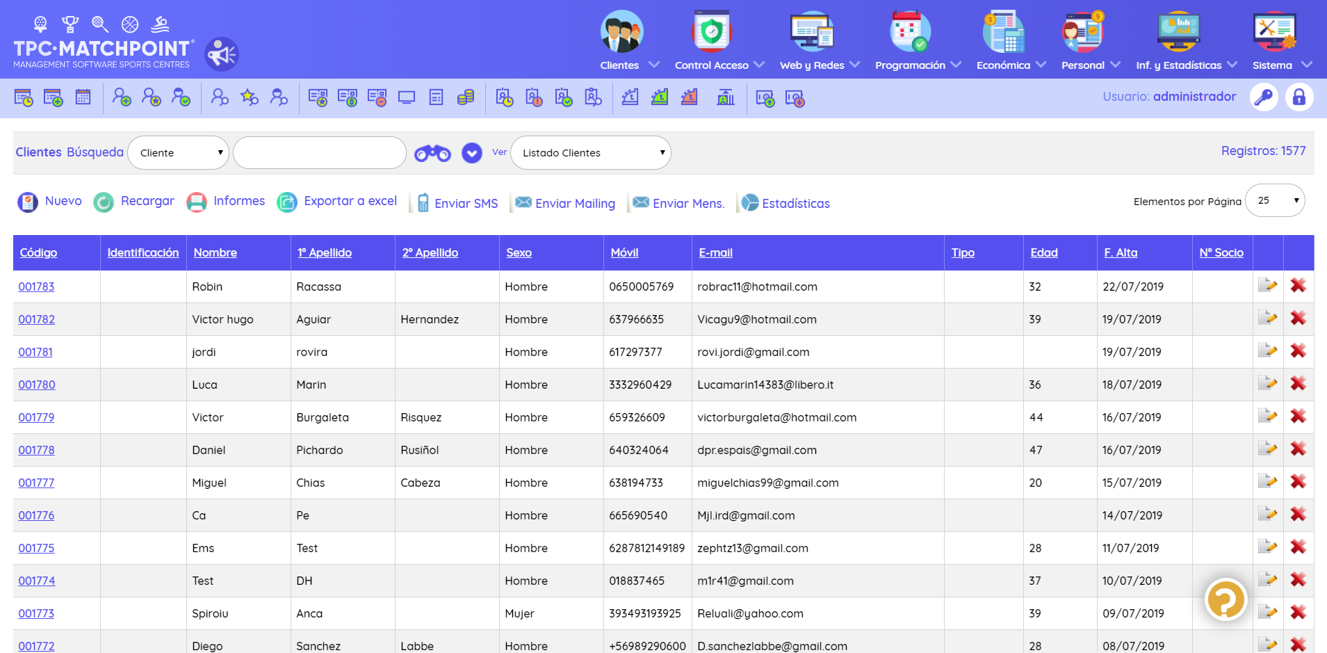 TPC-MATCHPOINT - Screenshot 2