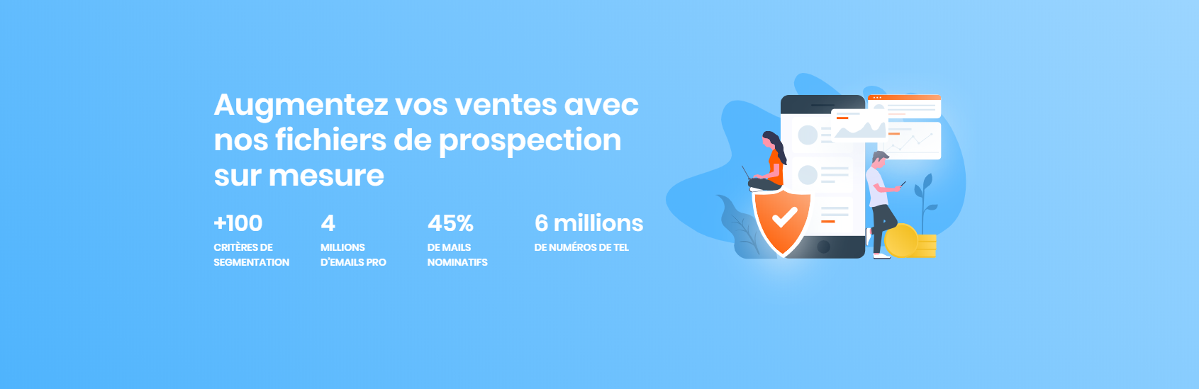 Avis Prospection B-Reputation : Fichiers de prospection / contacts mail - téléphones - Appvizer