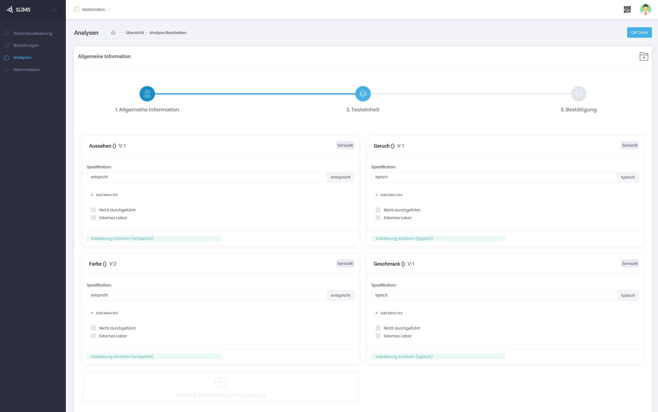 1LIMS - Screenshot 4