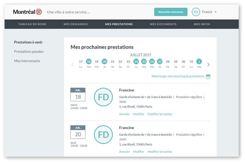 Ogustine Entreprise - Ogustine Selfservice-Ecran client