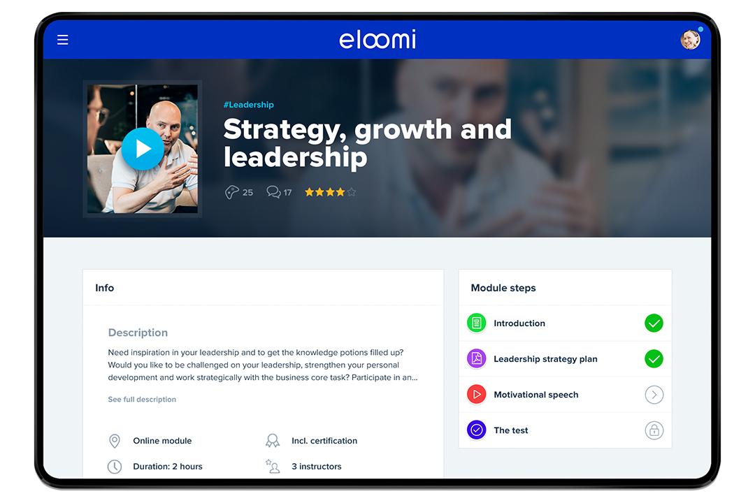 eloomi - eloomi learning module