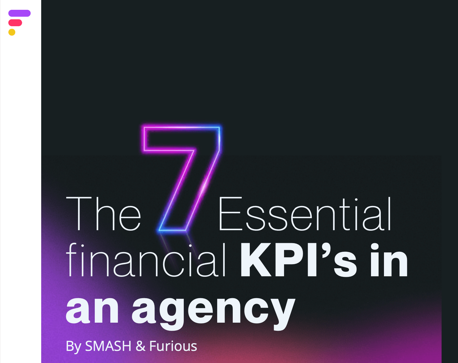 The 7 essential financial KPI's in an agency