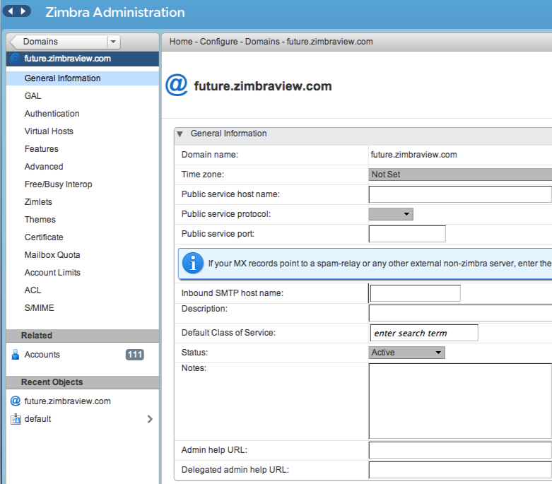 Zimbra - Zimbra: Shared Documents, total data reversibility, presentations Editor