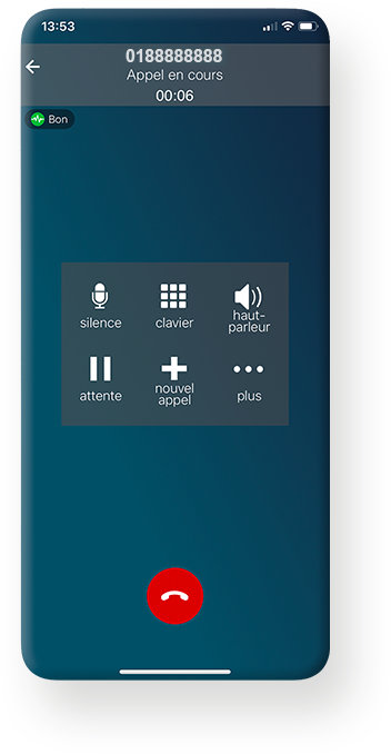 Ubefone - Application de téléphonie professionnelle sur smartphone