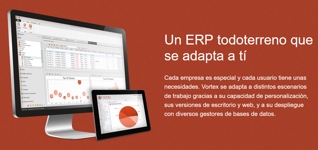 Opiniones VortexERP: Software de gestión empresarial multisectorial - Appvizer