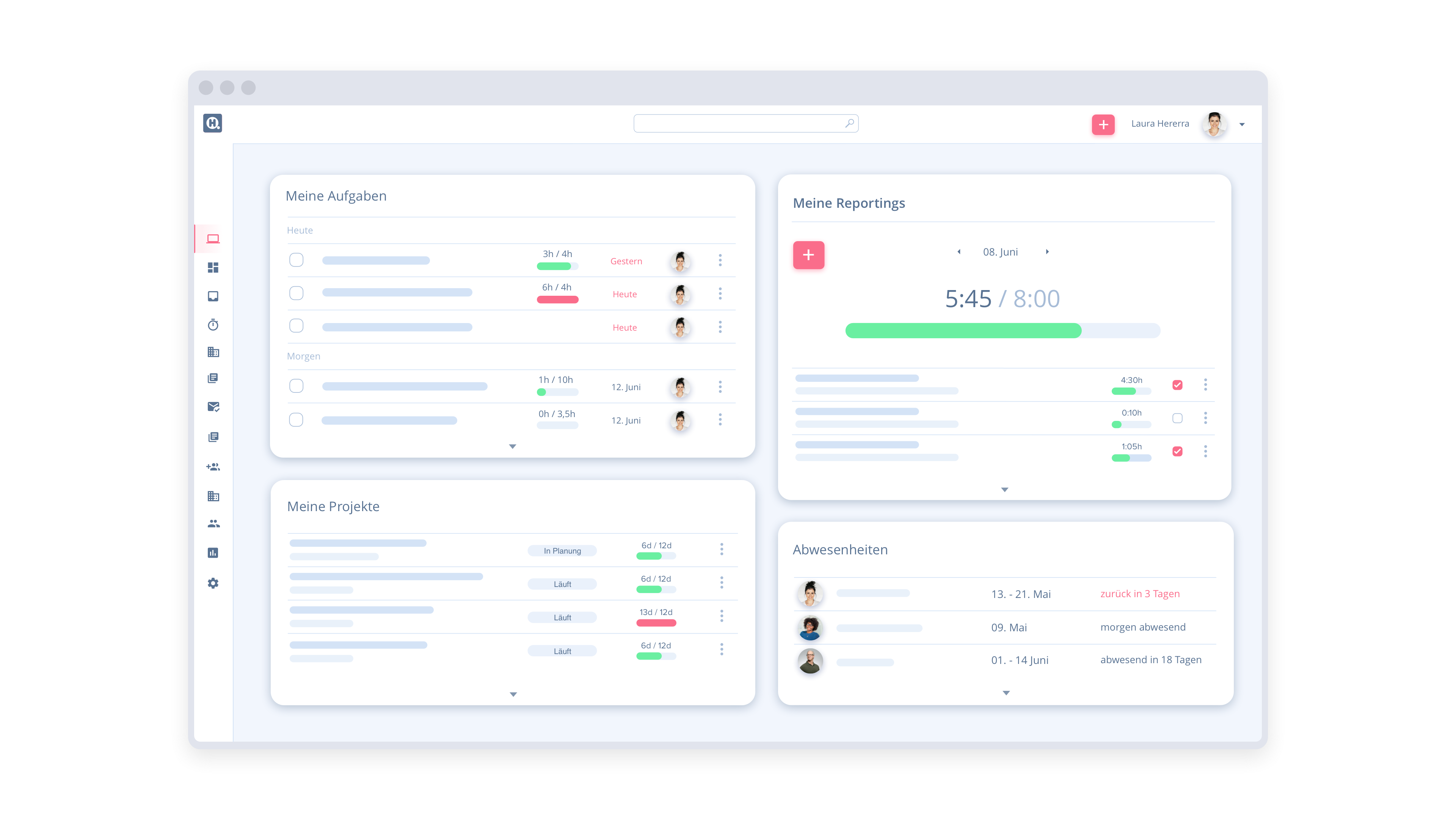 Das HQ - Individuelles Dashboard