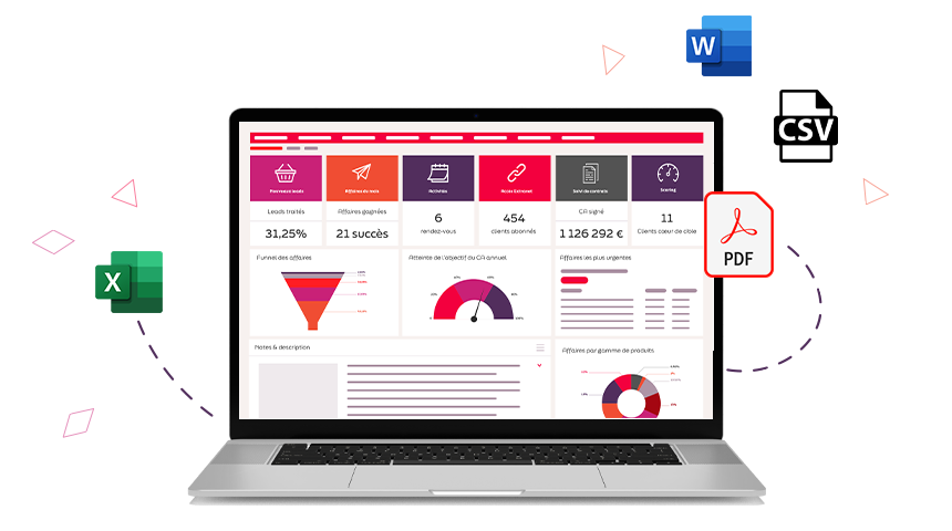 Eudonet CRM Enseignement Sup - Suivi et reporting sur la collecte de la Taxe d'Apprentissage grâce aux tableaux de bord personnalisables