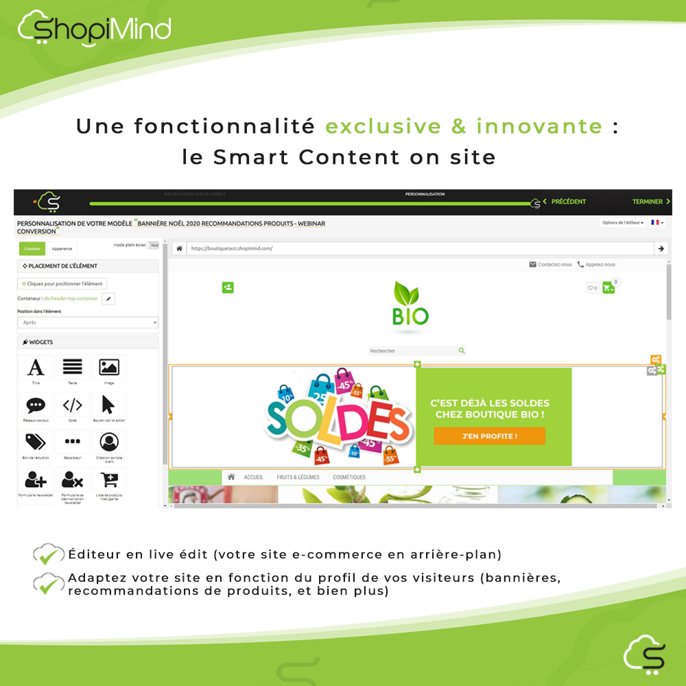 Shopimind - Le Smart Content On Site