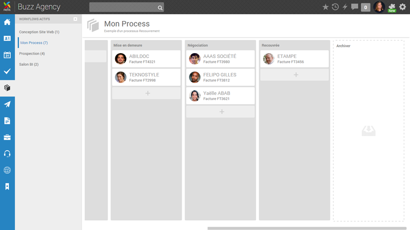 Nelis CRM - Nelis: Administración de soluciones, mensajería instantánea (IM), Tareas y Notas