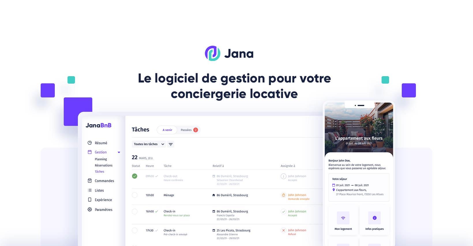 Jana Concierge : Le logiciel parfait pour gérer votre conciergerie