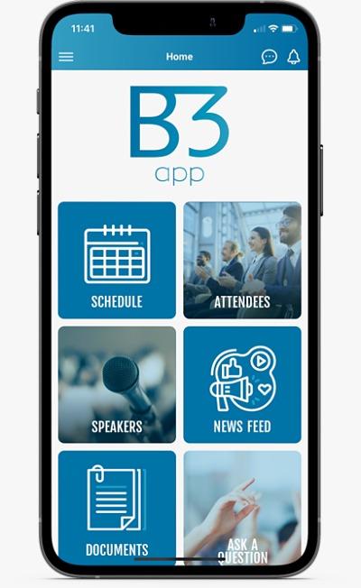 B3APP - Página inicial do B3APP em dispositivos móveis