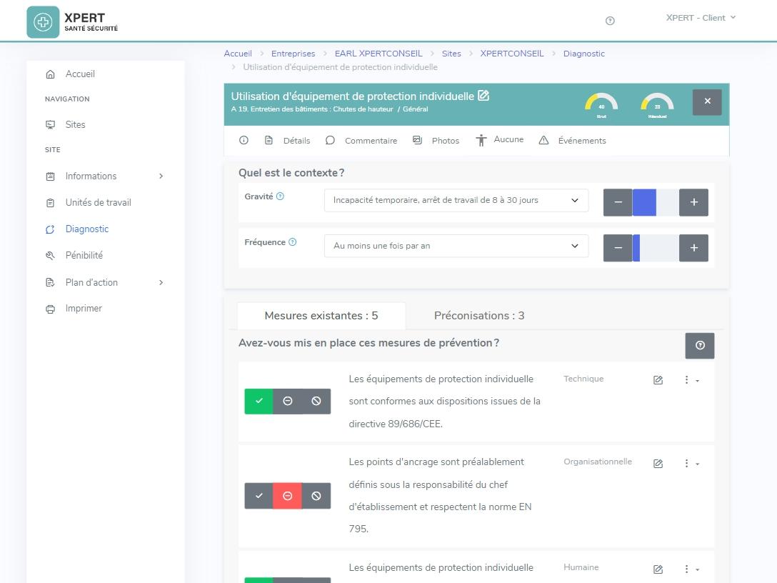 Xpert Santé Sécurité - Capture d'écran 1