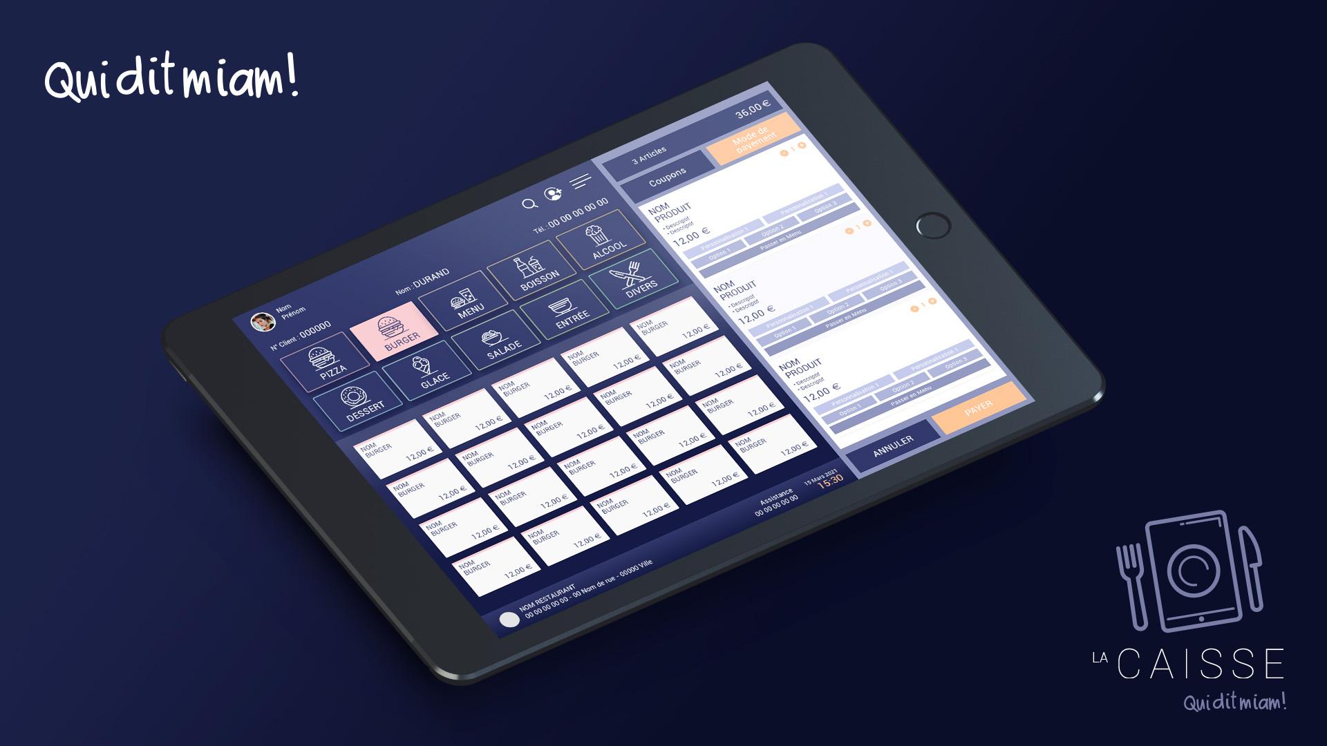 QuiDitCaisse - ECRAN IPAD