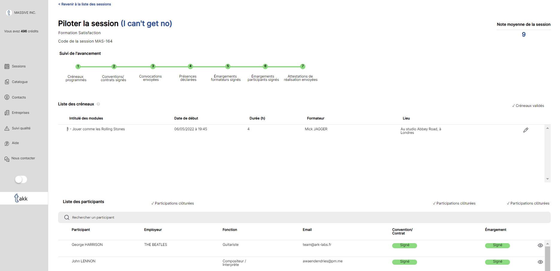 Avis Takk : L'allié qualité de la gestion administrative de votre OF - Appvizer