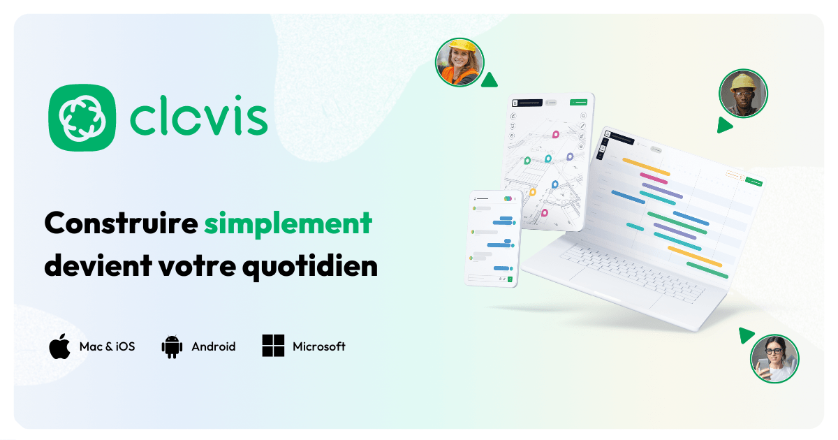 Clovis App - Clovis, l'application de productivité la plus simple pour pour les professionnels de la construction.