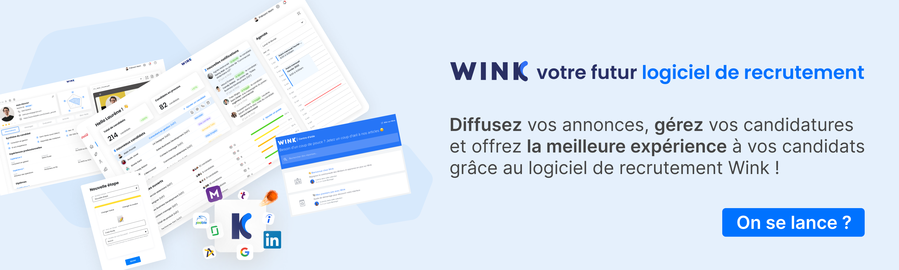 Avis Wink : Optimisez vos processus de recrutement en un clin d'oeil - Appvizer