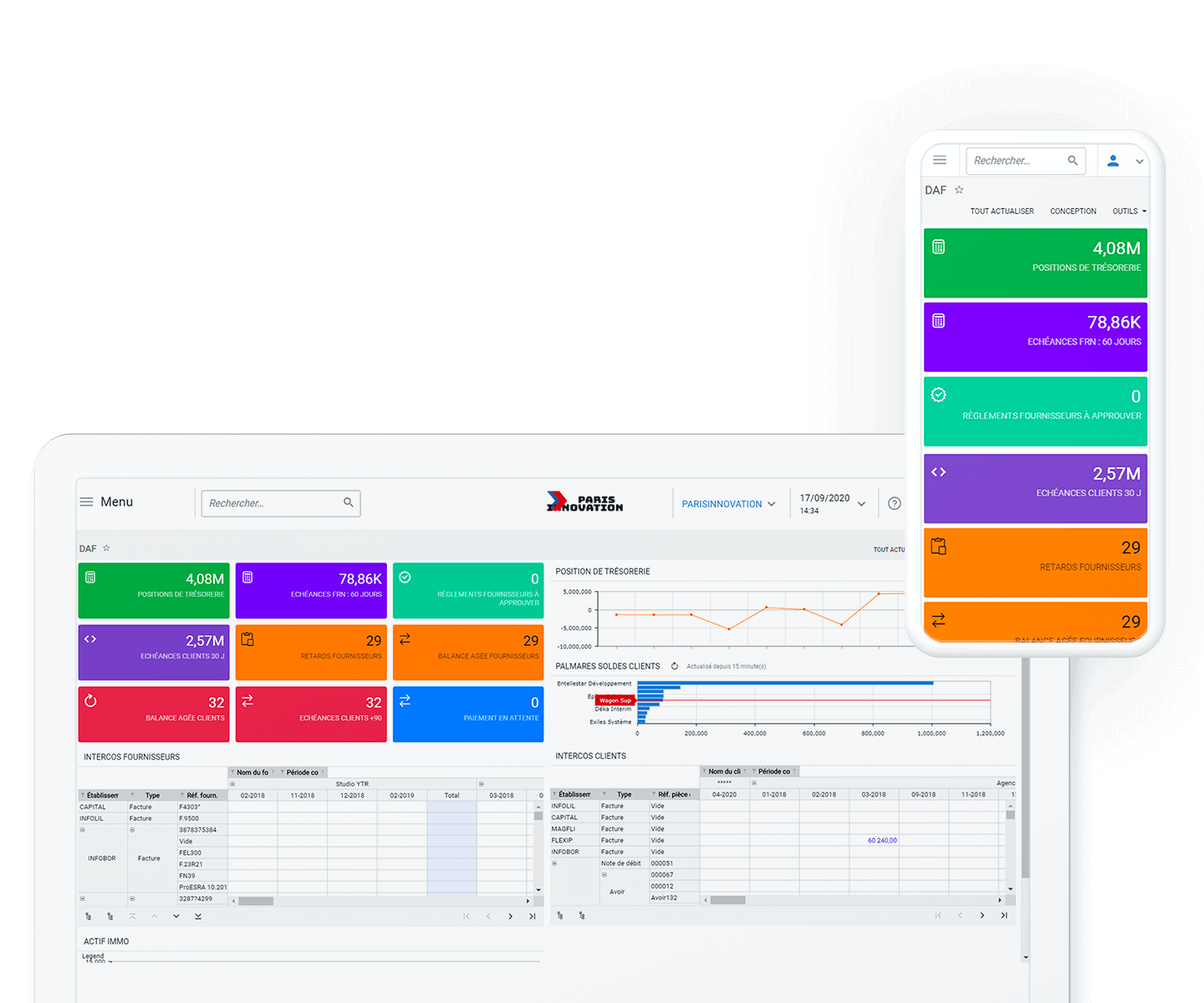 Cegid XRP Flex - Dashboard personnalisable