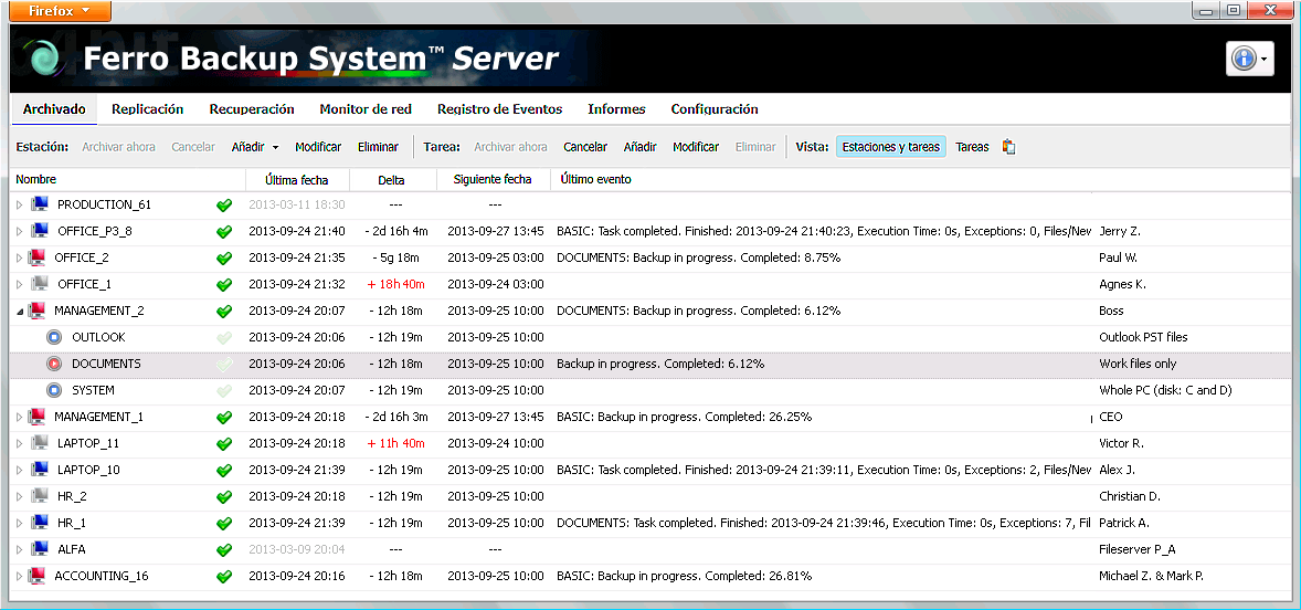 Opiniones Ferro Backup System (FBS): El mejor sistema de copias de seguridad para empresas - Appvizer