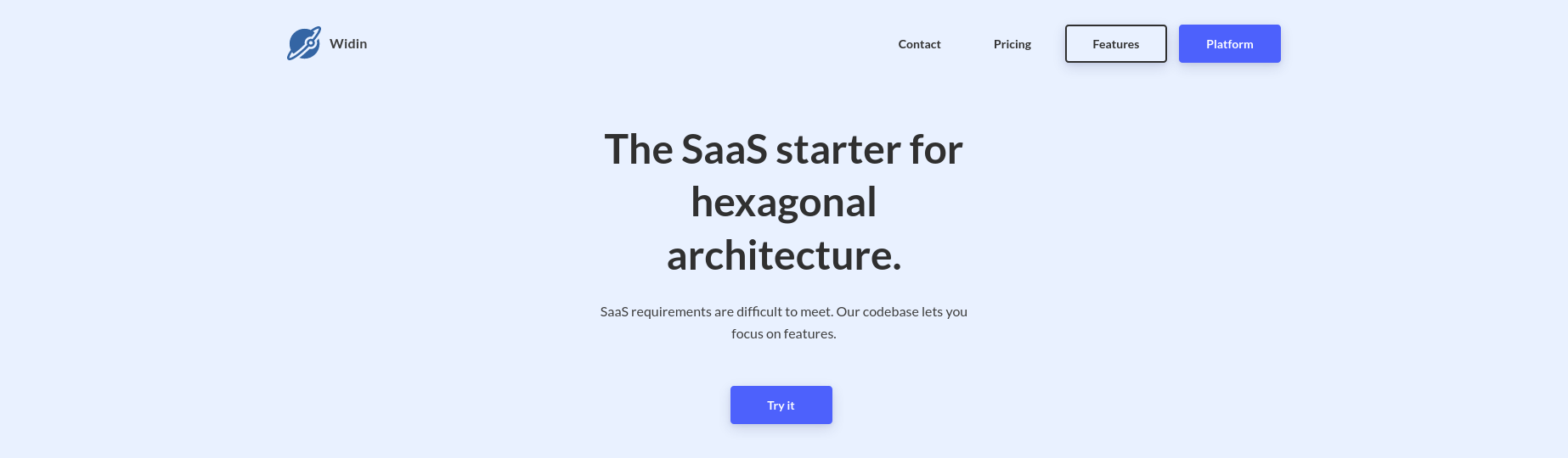 Avis Widin : Le starter SaaS centré sur l'architecture hexagonale. - Appvizer