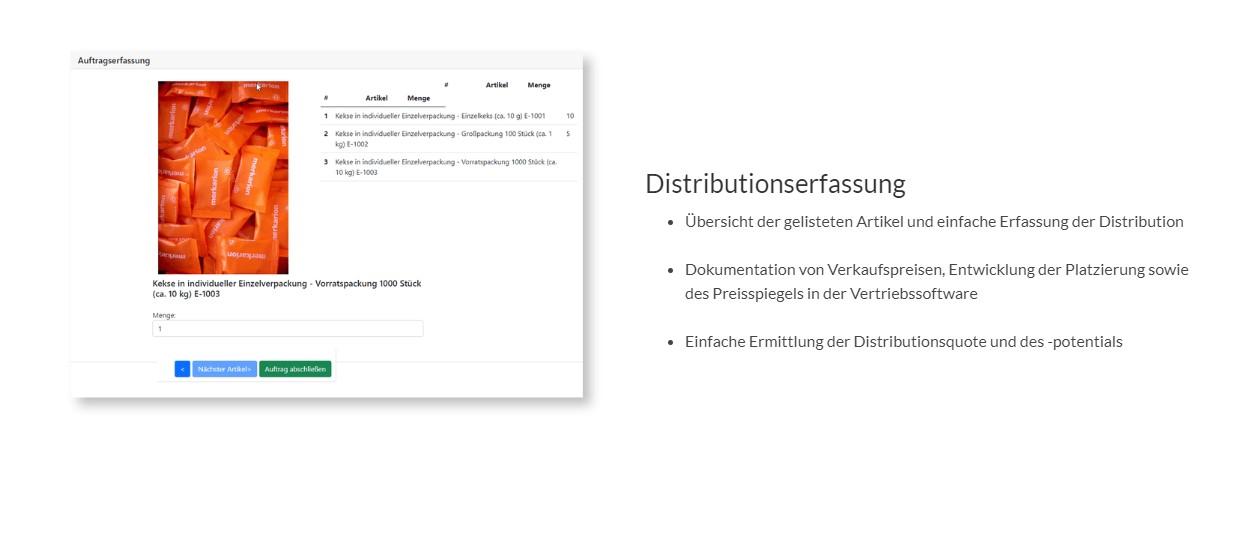 ProfitSystem - Distributionserfassung