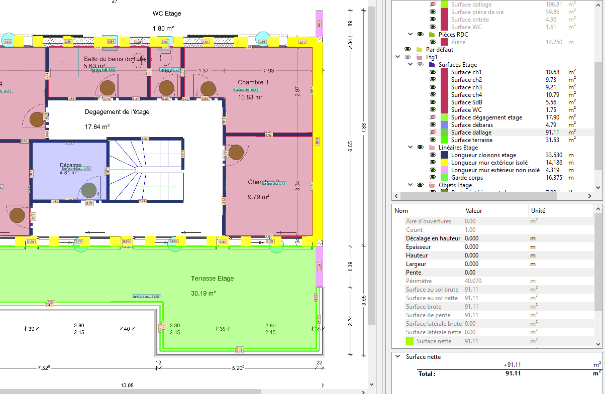 JustBIM Plan : Logiciel de métrés et estimations des coûts sur plans PDF