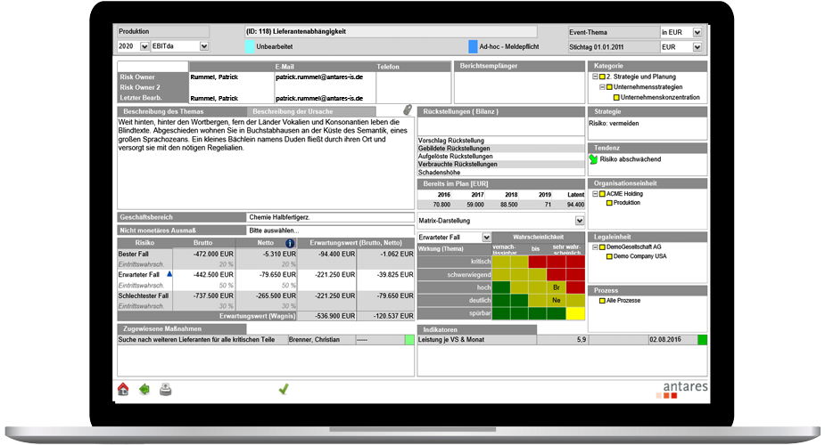 Bewertungen antares RiMIS® | GRC-Software: Risikomanagement-Software - Appvizer