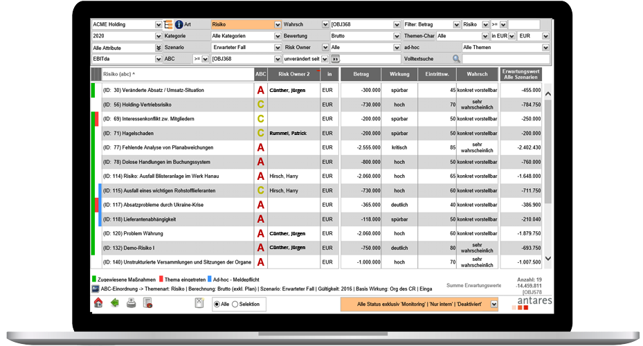 antares RiMIS® | GRC-Software - Bildschirmfoto 5